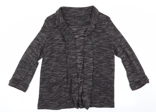 New Look  Womens Brown   Jacket Coatigan Size 16