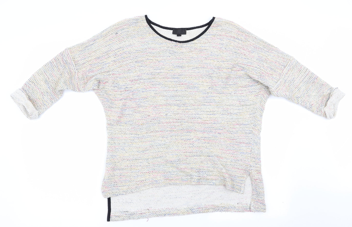 Womens UK Size 8 Topshop Multicoloured Pullover Jumper