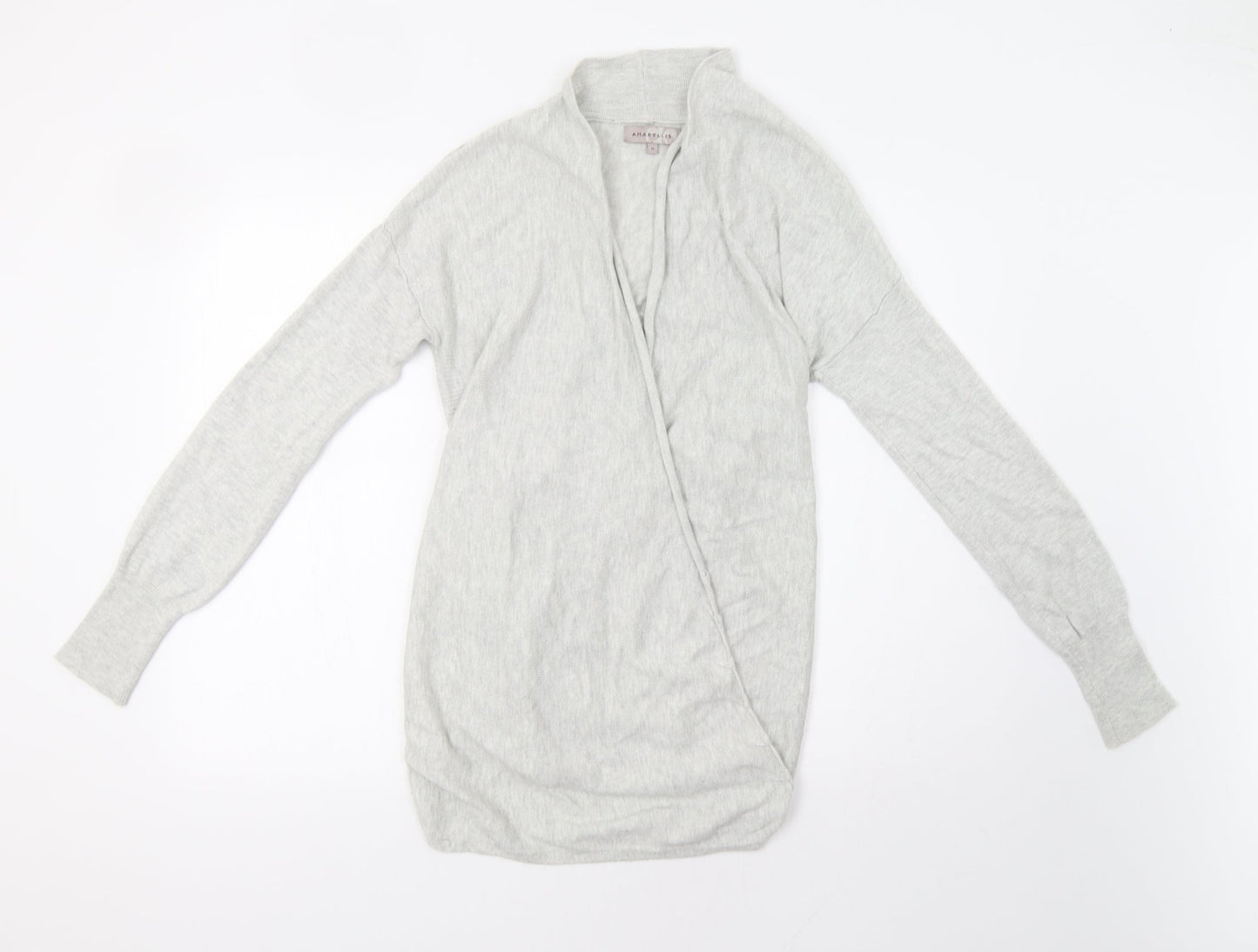 Womens UK Size M Amaryllis Grey Cardigan Jumper