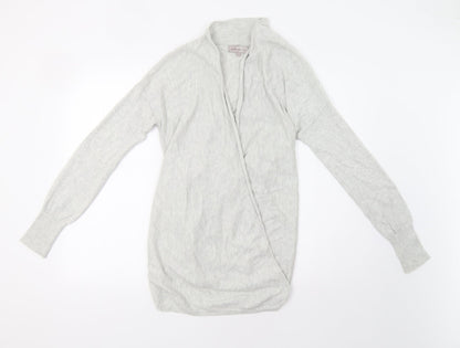 Womens UK Size M Amaryllis Grey Cardigan Jumper