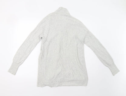 Womens UK Size M Amaryllis Grey Cardigan Jumper