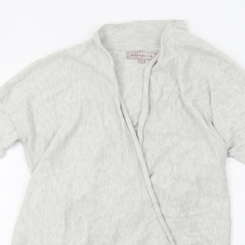 Womens UK Size M Amaryllis Grey Cardigan Jumper