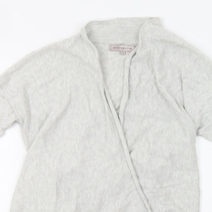 Womens UK Size M Amaryllis Grey Cardigan Jumper