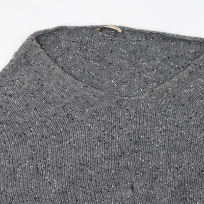 Maria Bellentani Womens Grey   Overcoat Poncho One Size