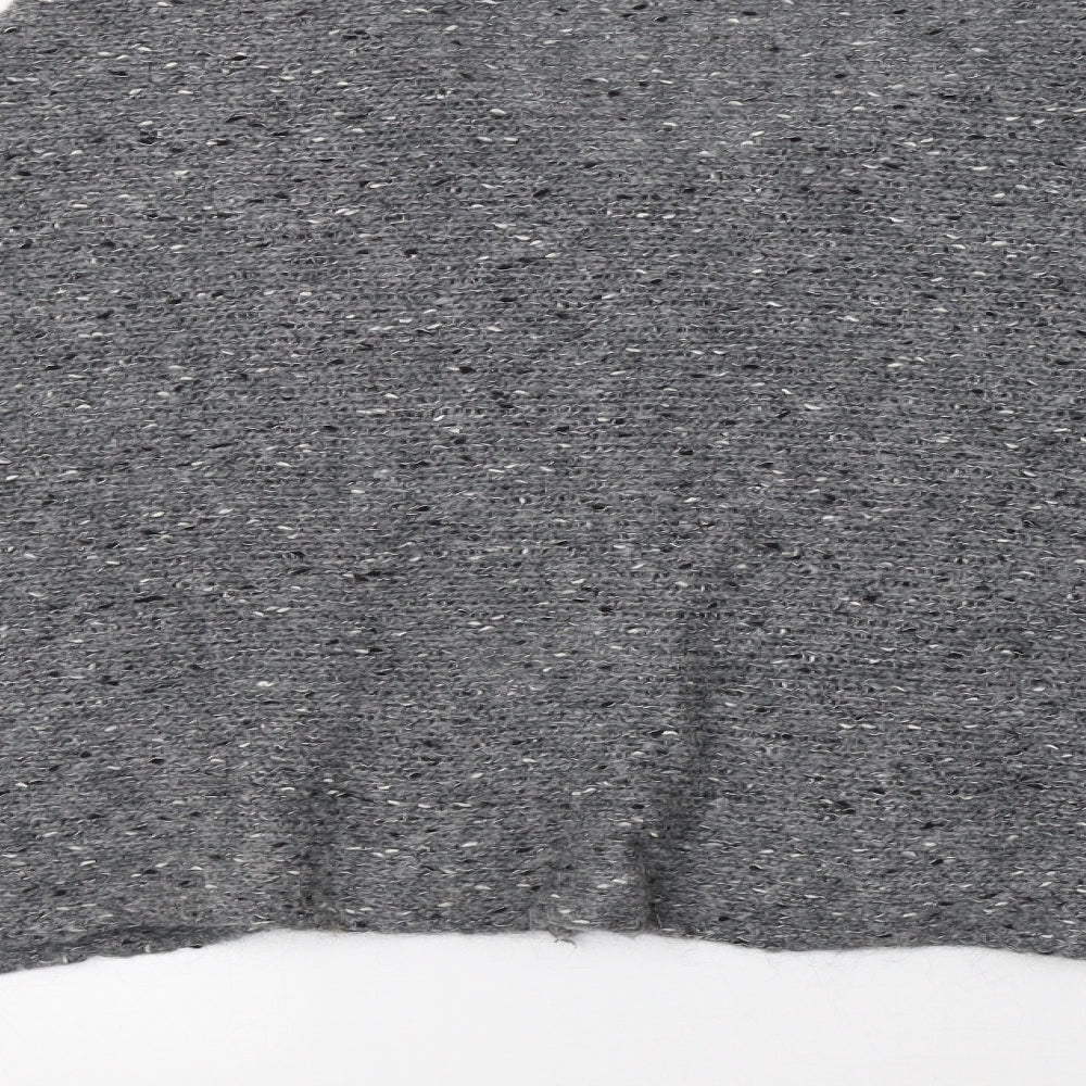 Maria Bellentani Womens Grey   Overcoat Poncho One Size