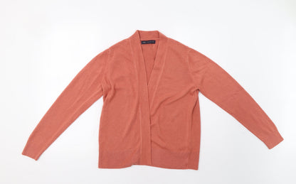 Womens UK Size M M&S Pink Cardigan Jumper