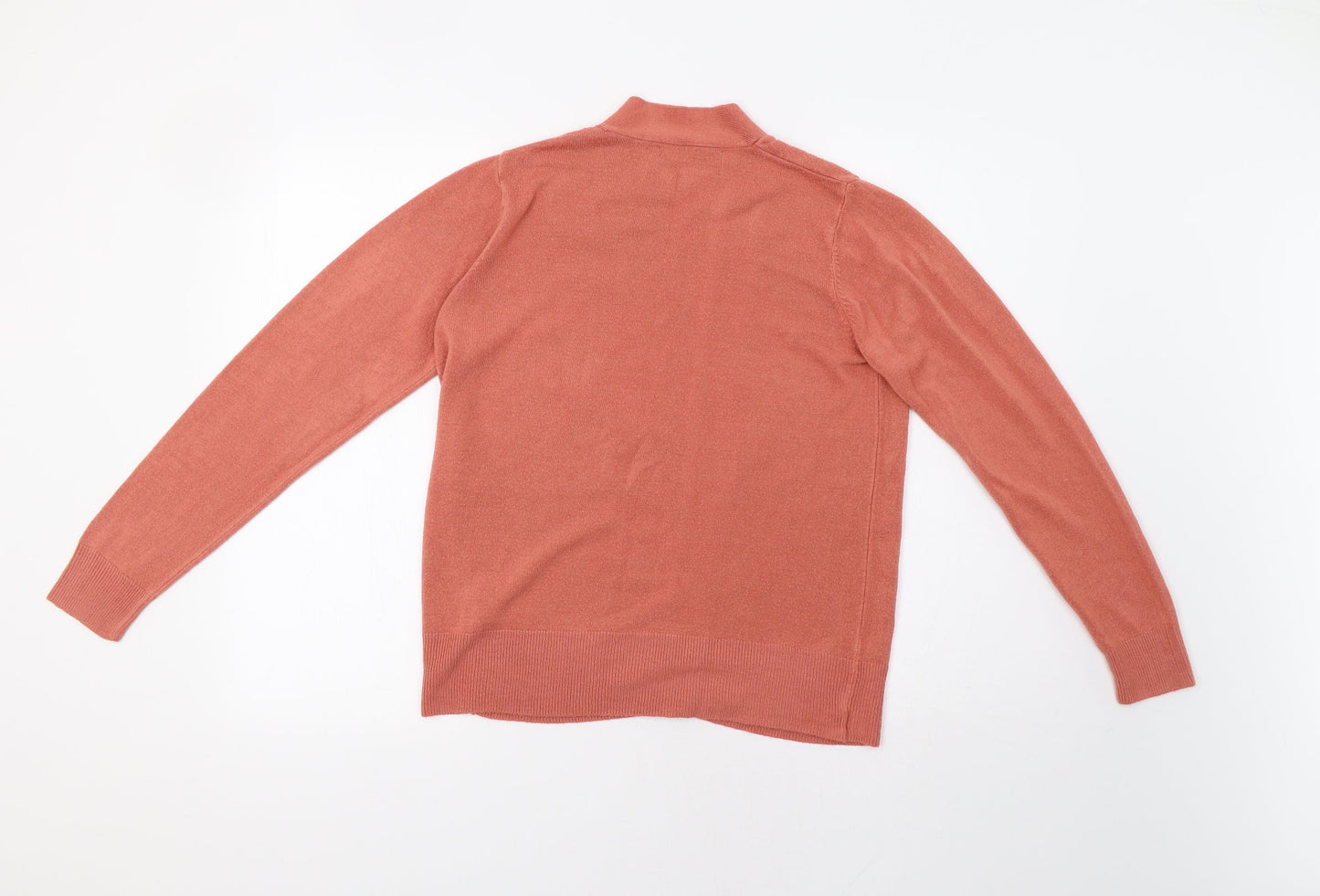 Womens UK Size M M&S Pink Cardigan Jumper