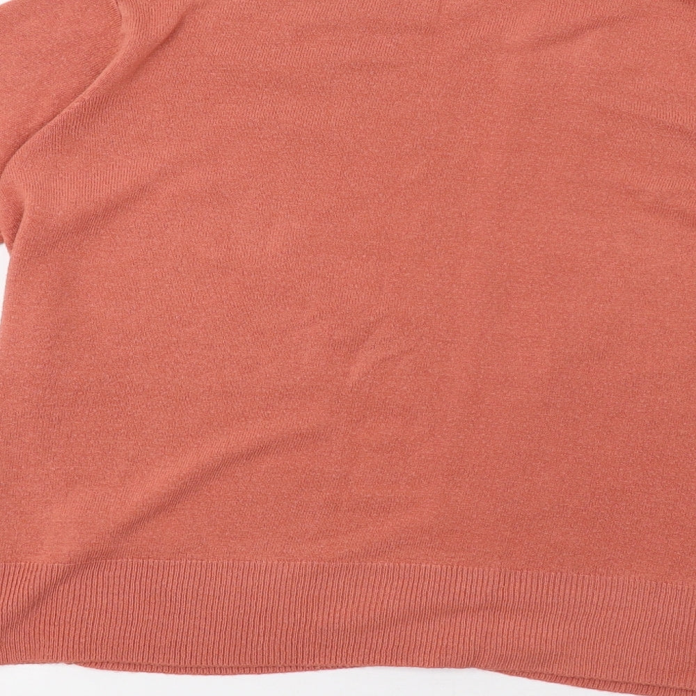 Womens UK Size M M&S Pink Cardigan Jumper