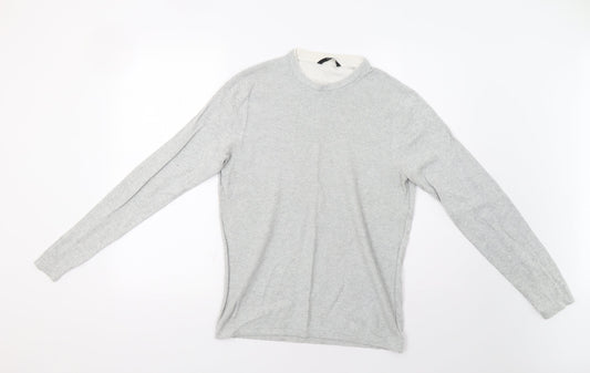 George Mens Grey   Pullover Jumper Size S