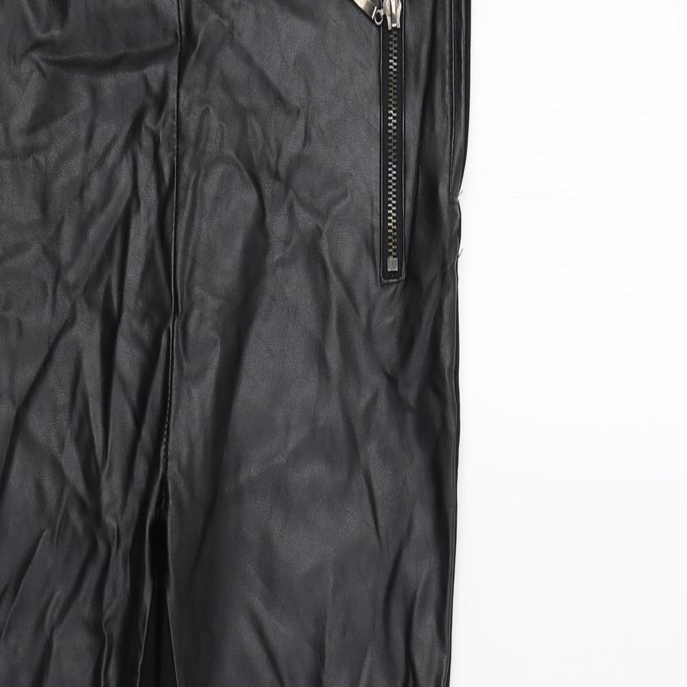 New Look Womens Black   Trousers  Size 10 L29 in