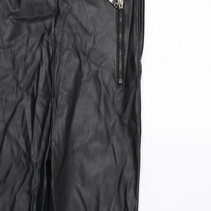 New Look Womens Black   Trousers  Size 10 L29 in