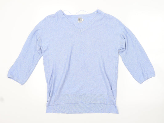 Womens UK Size M Saint Tropez Clothing Blue Pullover Jumper