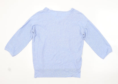 Womens UK Size M Saint Tropez Clothing Blue Pullover Jumper