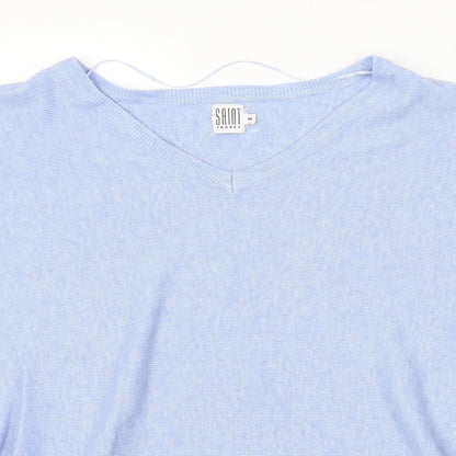 Womens UK Size M Saint Tropez Clothing Blue Pullover Jumper