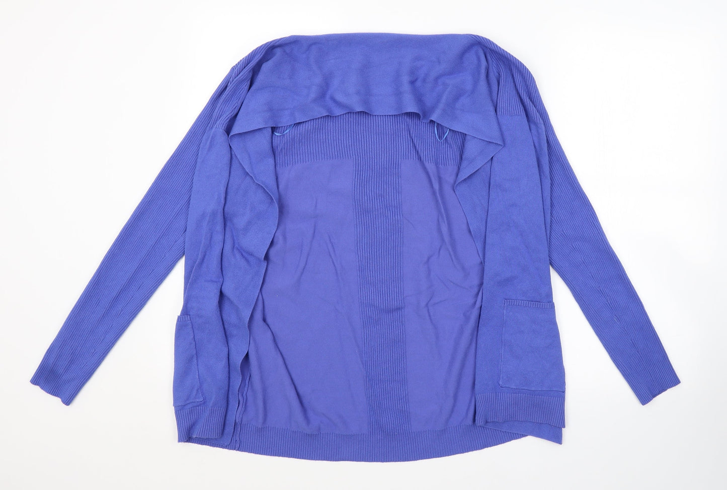 Womens UK Size M Bonmarché Blue Cardigan Jumper