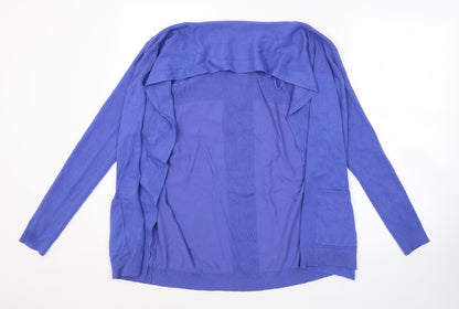 Womens UK Size M Bonmarché Blue Cardigan Jumper