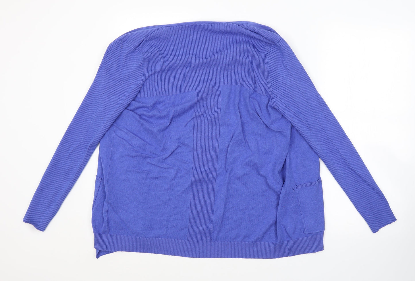 Womens UK Size M Bonmarché Blue Cardigan Jumper