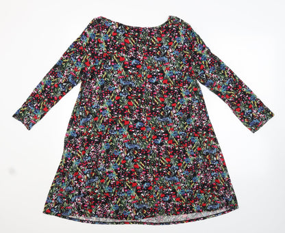 Papaya Womens Multicoloured Floral  A-Line  Size M