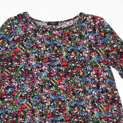 Papaya Womens Multicoloured Floral  A-Line  Size M