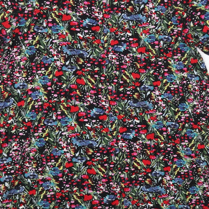 Papaya Womens Multicoloured Floral  A-Line  Size M