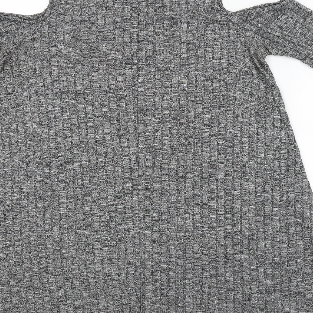 FOREVER 21 Womens Grey   A-Line  Size L