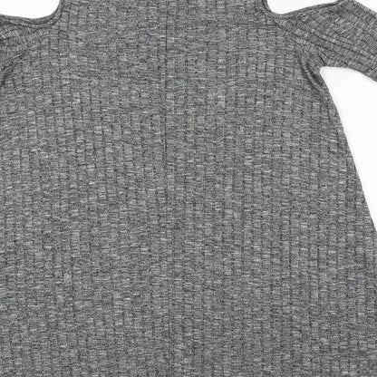 FOREVER 21 Womens Grey   A-Line  Size L