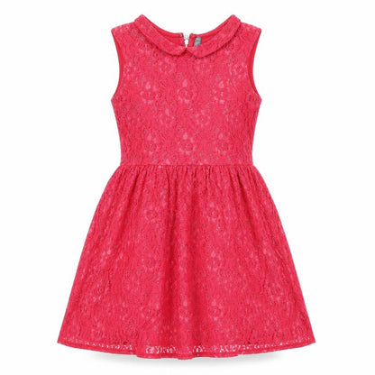 Preworn Womens Red Floral  A-Line  Size 8