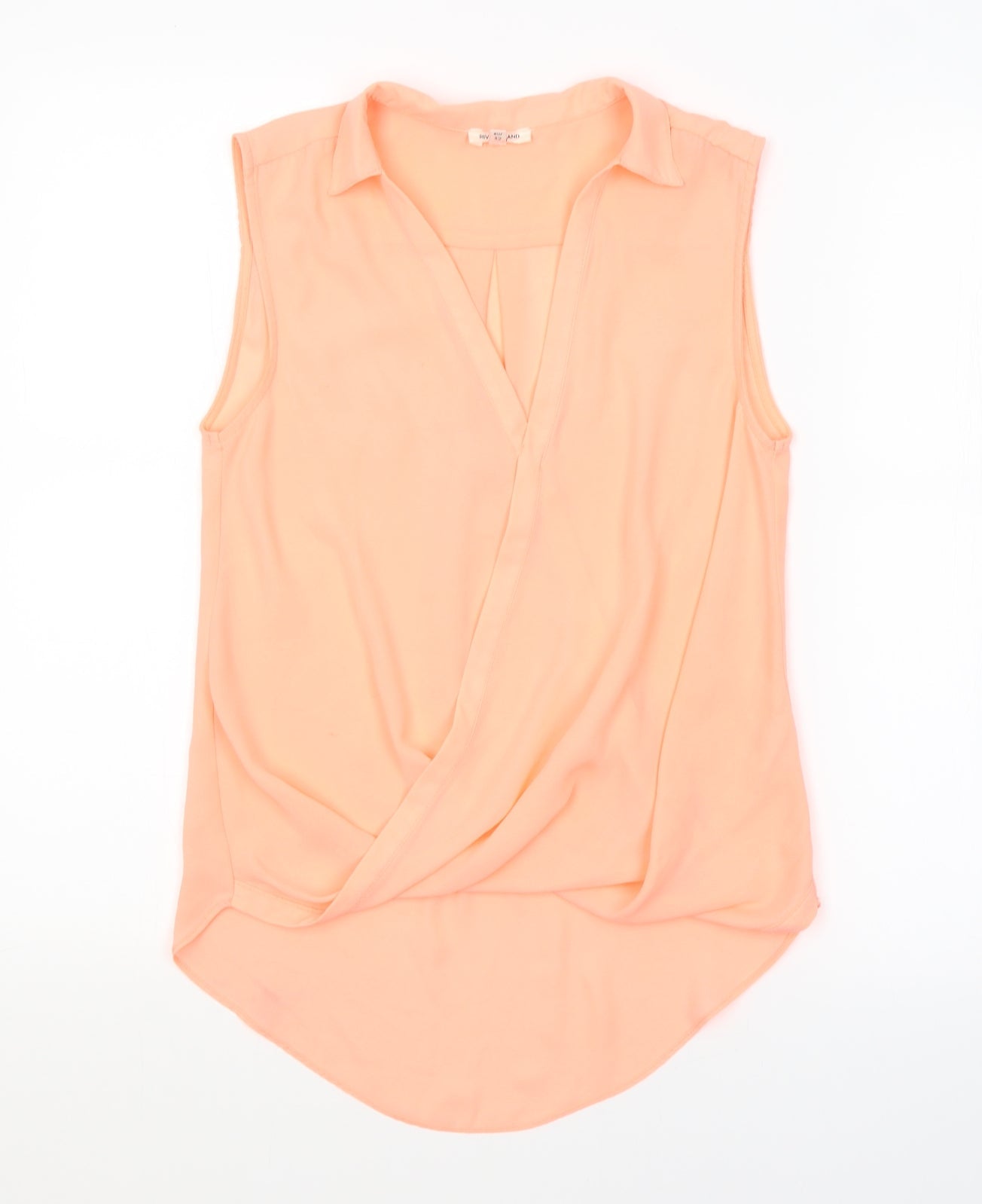 Womens UK Size 6 River Island Pink Basic Blouse