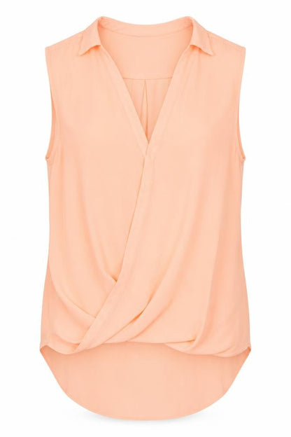 Womens UK Size 6 River Island Pink Basic Blouse