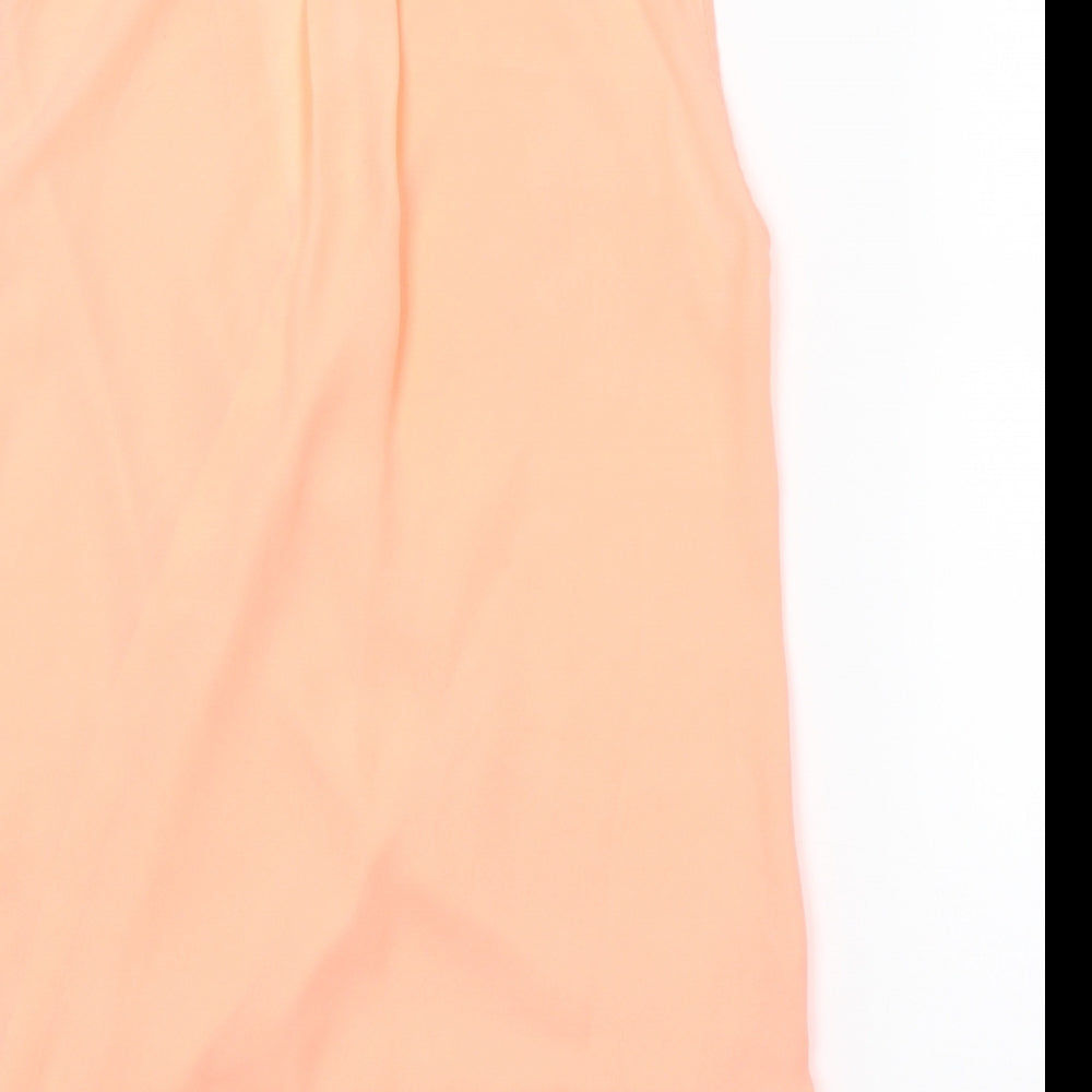 Womens UK Size 6 River Island Pink Basic Blouse