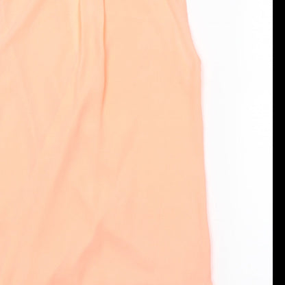 Womens UK Size 6 River Island Pink Basic Blouse