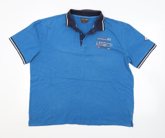Atlas Mens Blue    Polo Size XL