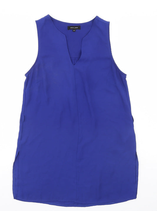 New Look Womens Blue   Basic Tank Size 8