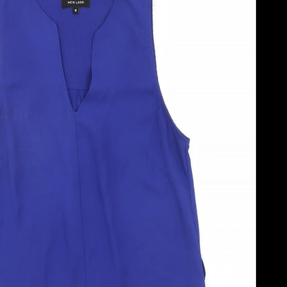 New Look Womens Blue   Basic Tank Size 8