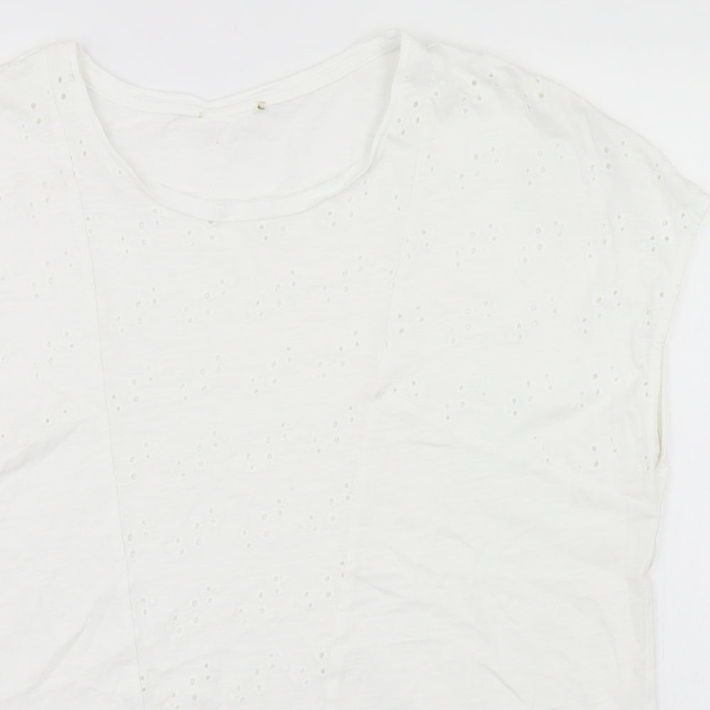Womens UK Size 18 Preworn White Basic Blouse