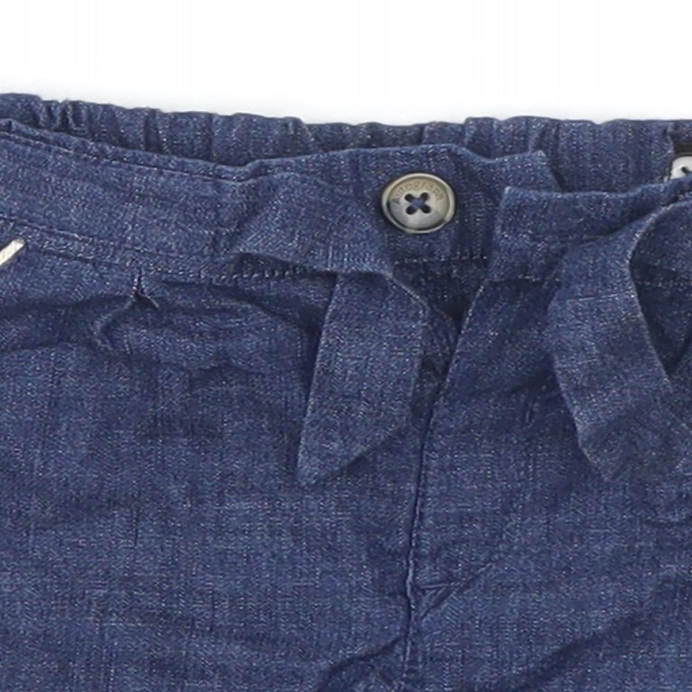 Marks and Spencer Boys Blue   Track Pants Trousers Size 9-12 Months