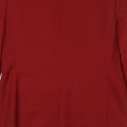 Womens UK Size 12 Planet Regular Red Sport Coat