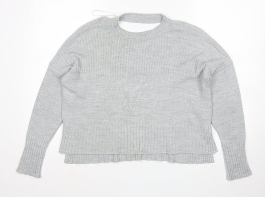 Womens UK Size 8 Miss Selfridge Grey Pullover Jumper