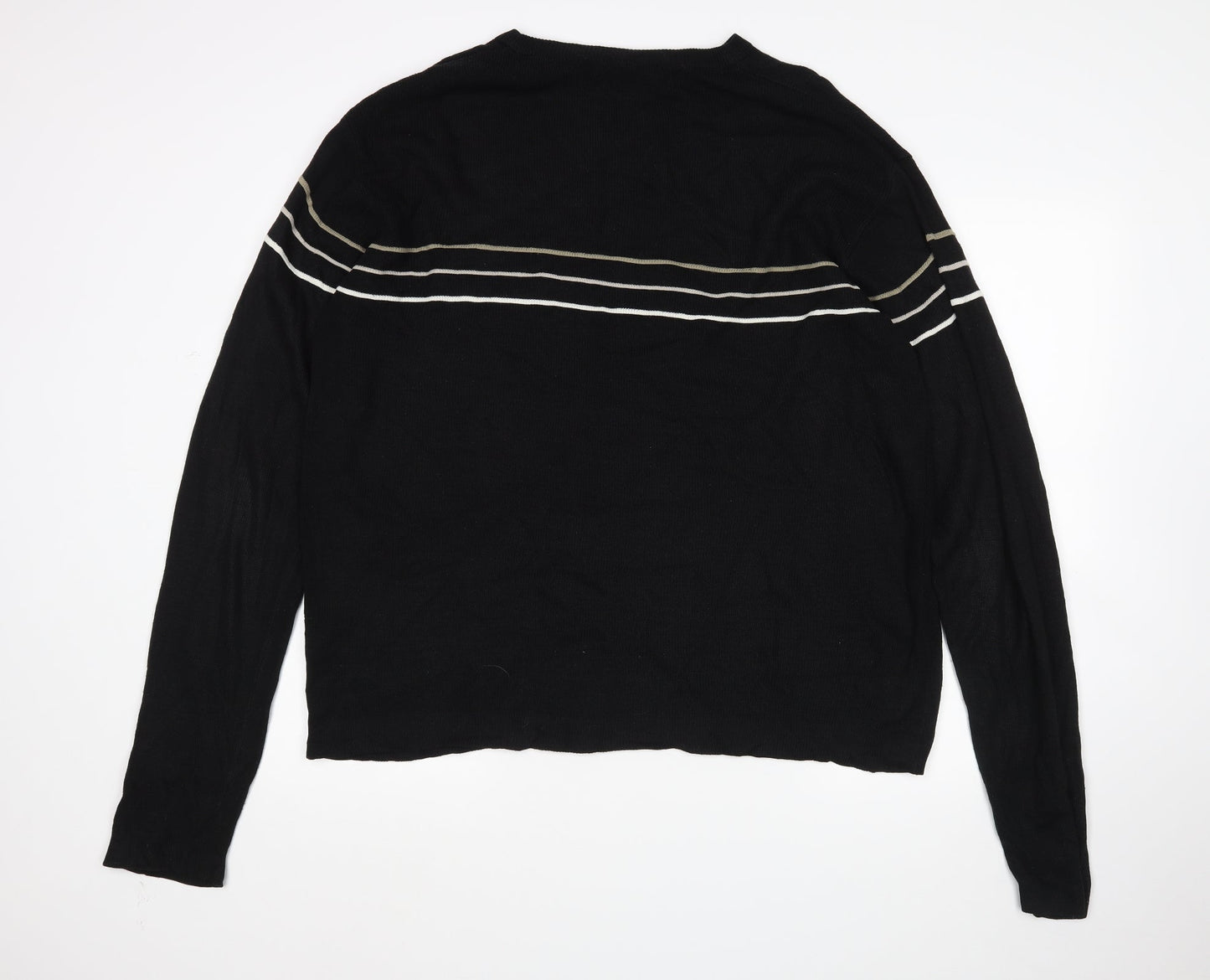 Womens UK Size L Matalan Black Pullover Jumper