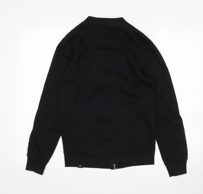 Mens UK Size XS Cedar Wood State Black Full Zip Sweatshirt