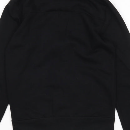Mens UK Size XS Cedar Wood State Black Full Zip Sweatshirt