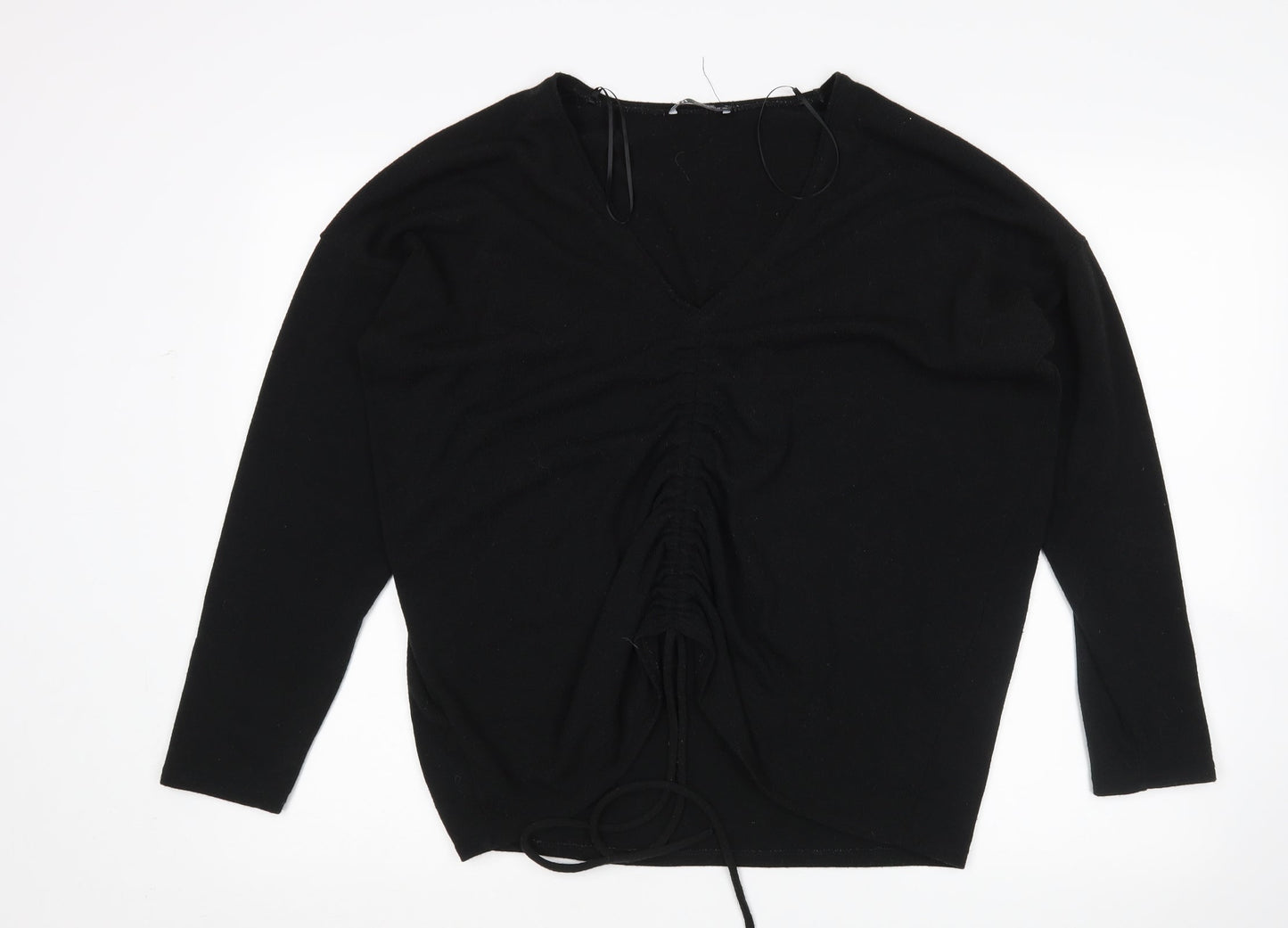 Womens UK Size L Zara Black Pullover Jumper