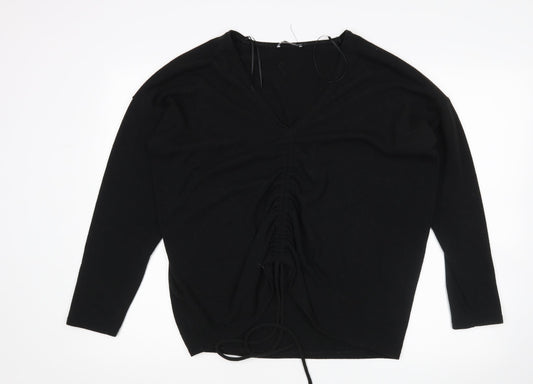 Womens UK Size L Zara Black Pullover Jumper