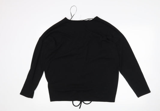 Womens UK Size L Zara Black Pullover Jumper