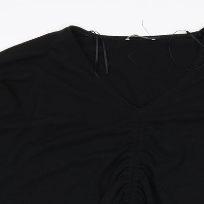 Womens UK Size L Zara Black Pullover Jumper