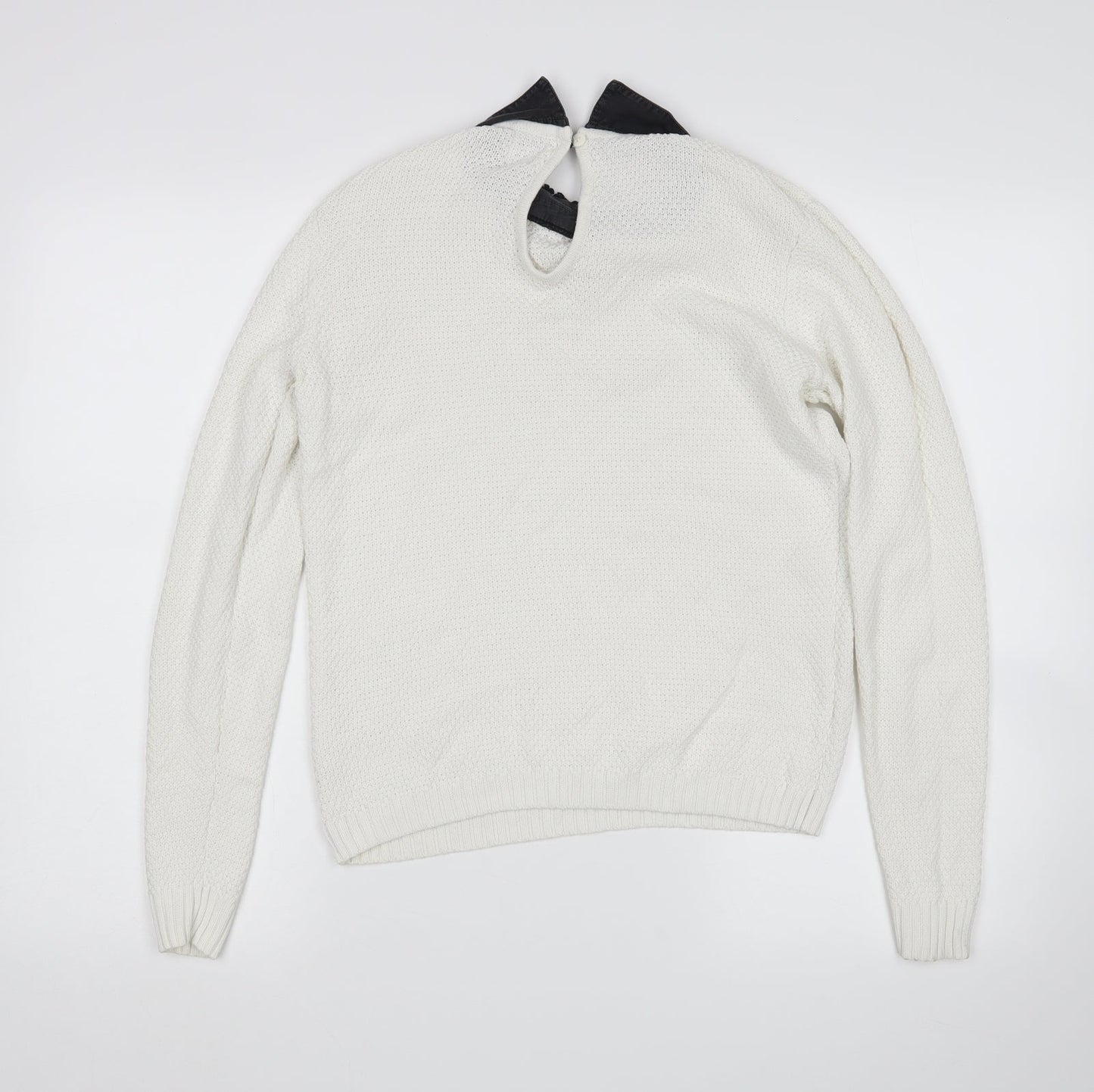 Womens UK Size 10 ASOS White Pullover Jumper