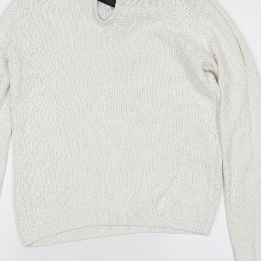 Womens UK Size 10 ASOS White Pullover Jumper