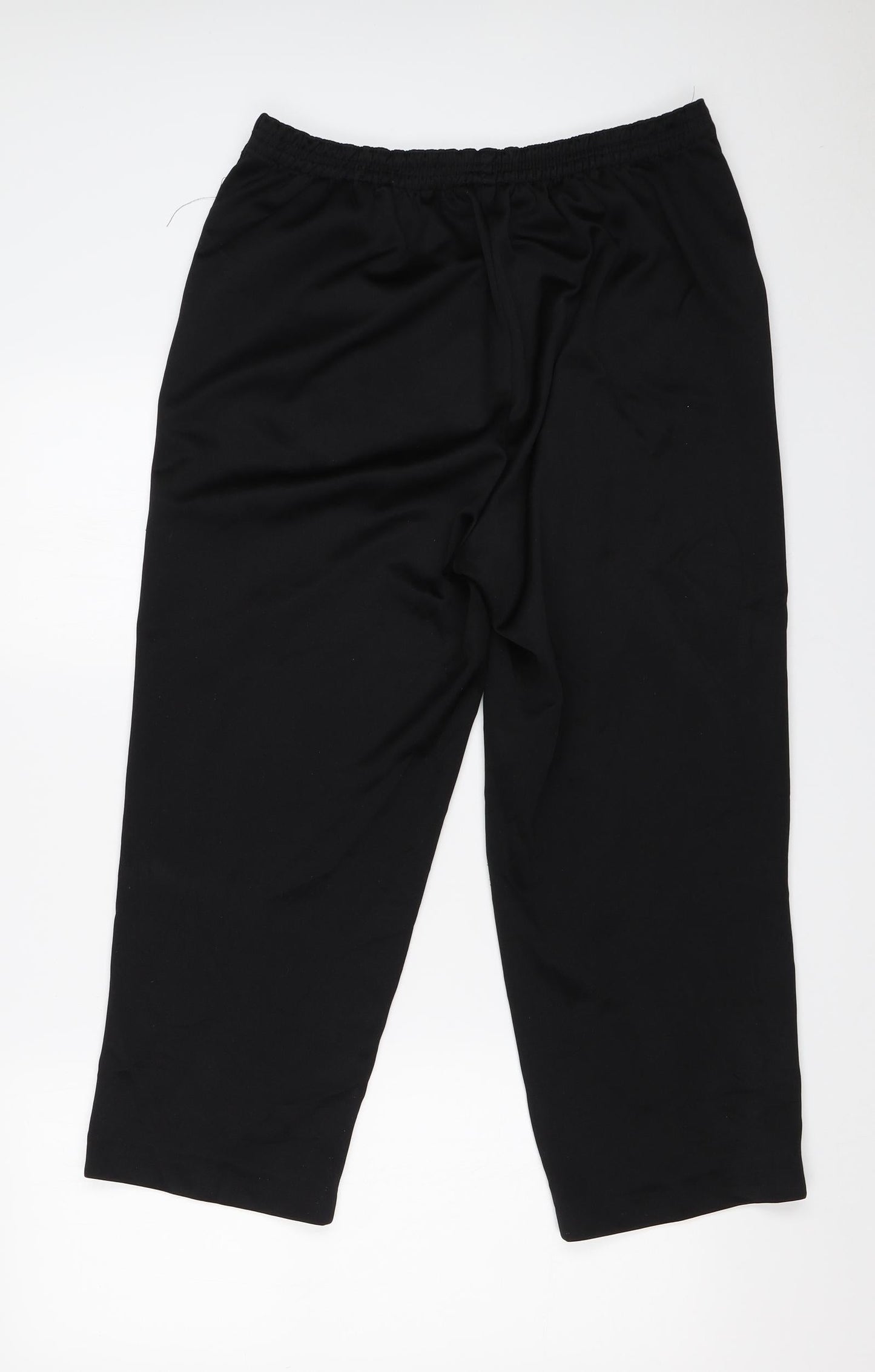 Womens UK Size 14 BM Regular Fit  Black Trousers