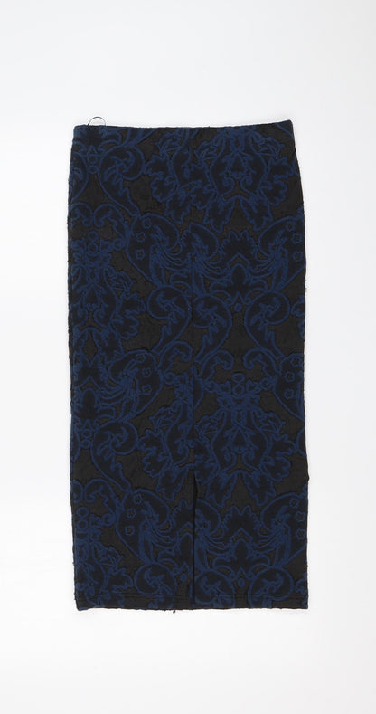 River Island Womens Multicoloured Paisley  Straight & Pencil Skirt Size 6