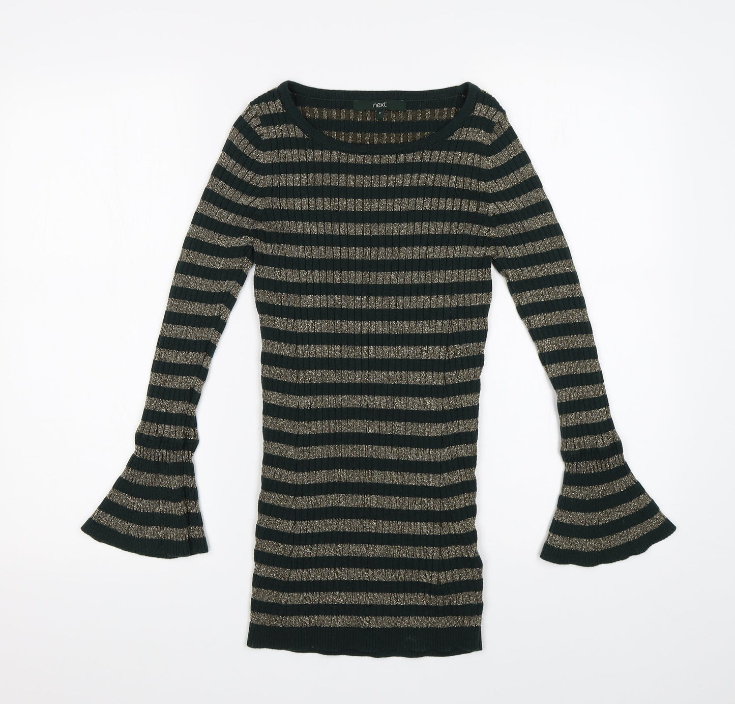 NEXT Womens Multicoloured Striped  Bodycon  Size 8